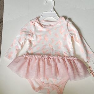 Baby onesie flower design tutu